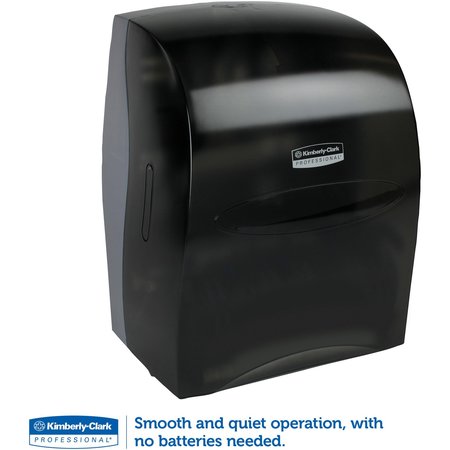 Kimberly-Clark Professional Sanitouch Hard Roll Towel Dispenser, 12.63w x 10.2d x 16.13h, Smoke 09996